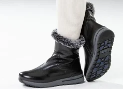 Caprice, gefütterte Damen-Stiefeletten, Winterschuhe, Weite H, mit herausnehmbarem Fußbett