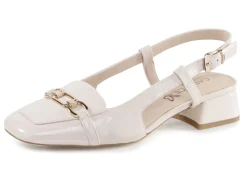 Caprice Sling-Pumps mit Metallschmuck