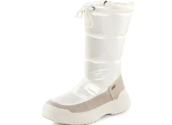 Caprice Stiefel mit schimmerndem Textilmaterial