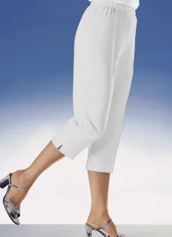 Caprihose mit praktischen Seitentaschen in 10 Farben