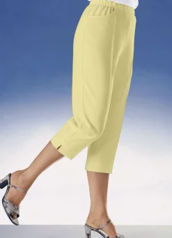 Caprihose mit praktischen Seitentaschen in 10 Farben