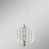 Chakra Anhänger aus Silber mit Edelsteinen