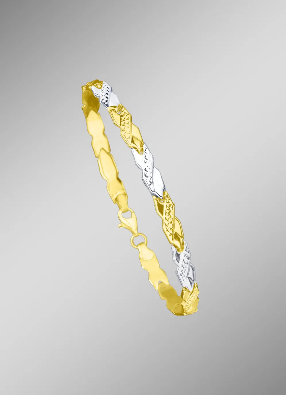 Charmantes Armband in Bicolor