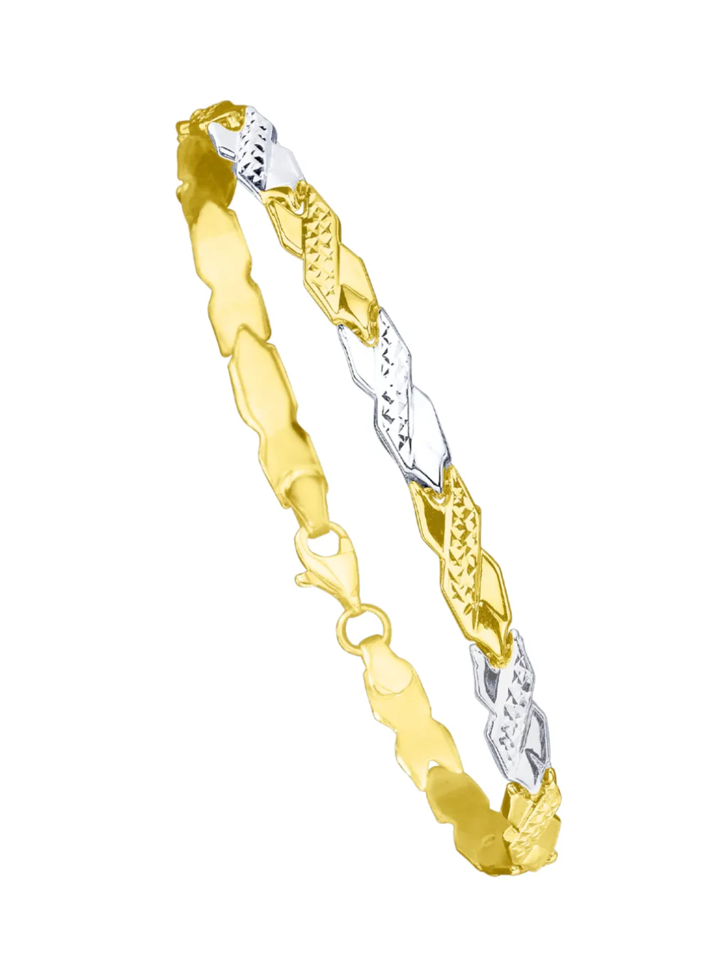 Charmantes Armband in Bicolor