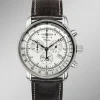 Chronograph mit Lederband