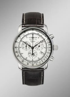 Chronograph mit Lederband