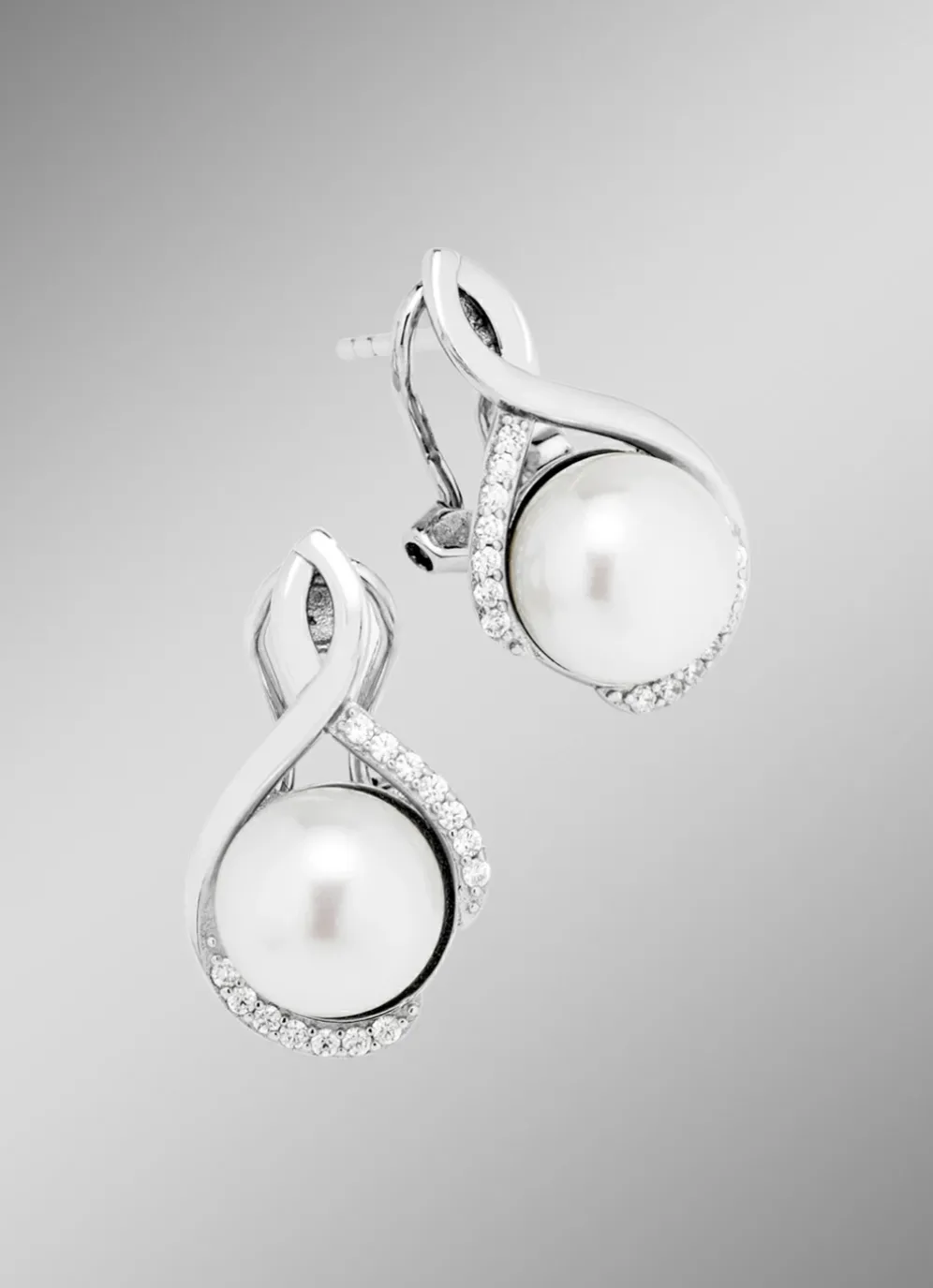 Clipstecker mit Süßwasser-Zuchtperle