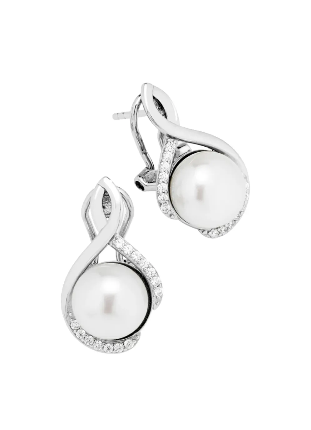 Clipstecker mit Süßwasser-Zuchtperle