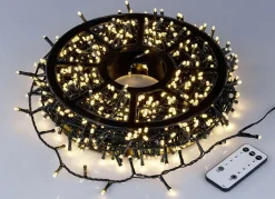 Clusterlichterkette mit 1000 LEDs auf Kabeltrommel