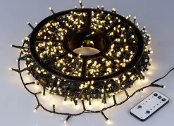 Clusterlichterkette mit 1000 LEDs auf Kabeltrommel