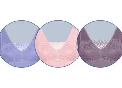 Comfort Spitzen BH im 3er-Set