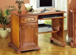 Computer-Schreibtisch mit Echtholfurnier