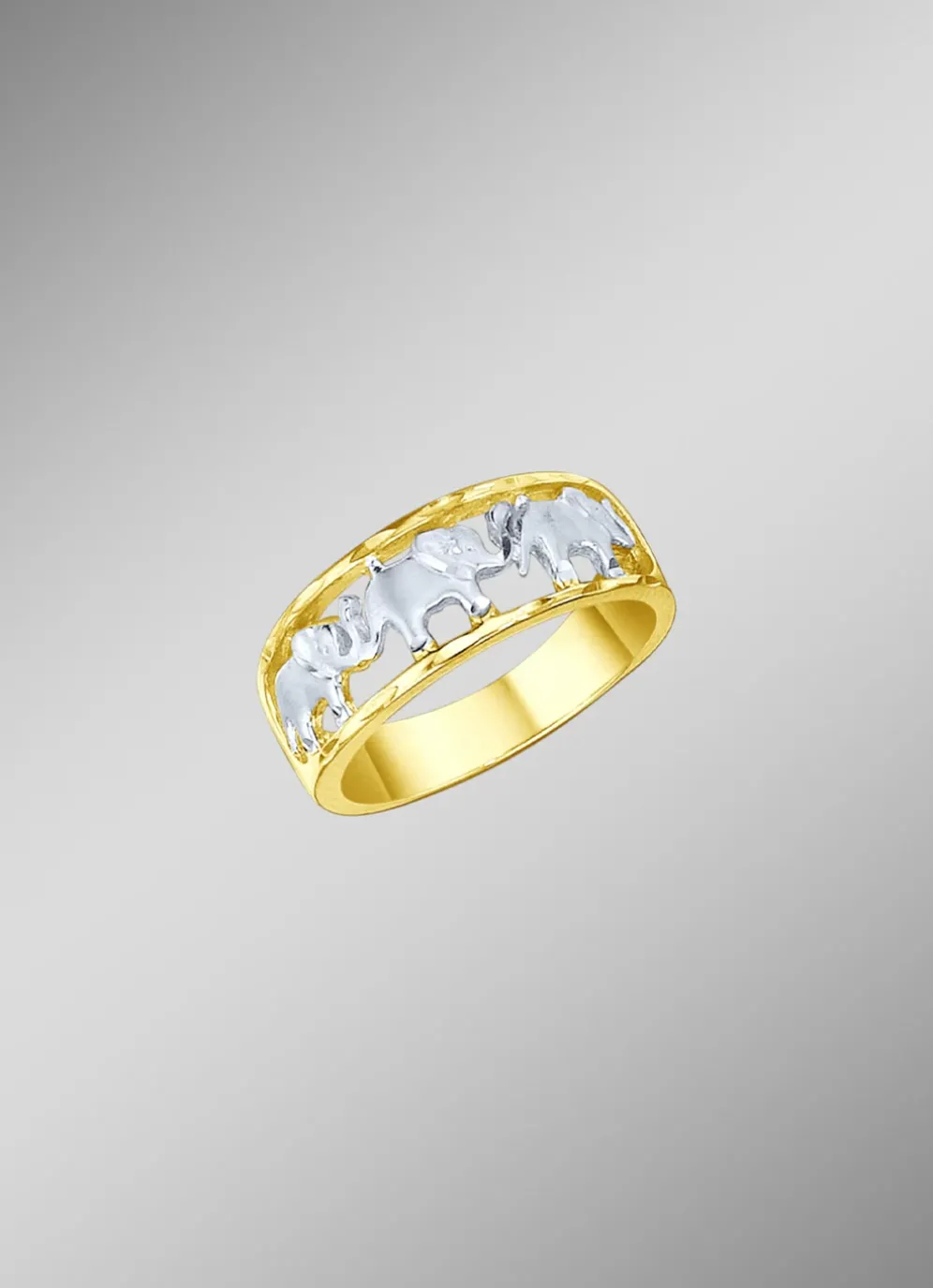 Damenring Elefantenreihe