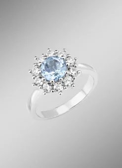 Damenring im Blumendesign