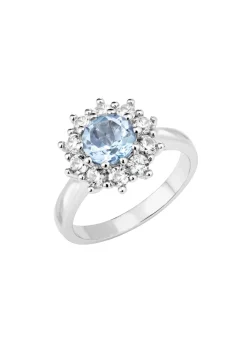 Damenring im Blumendesign