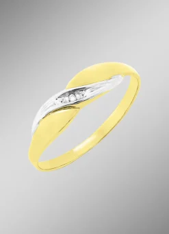 Damenring in Bicolor