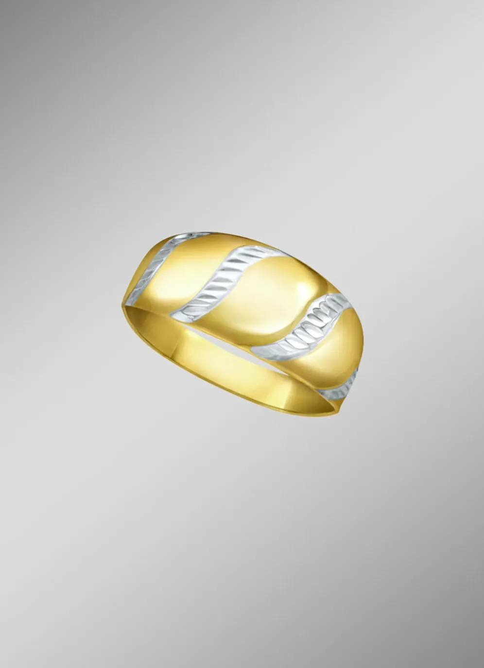 Damenring in Bicolor