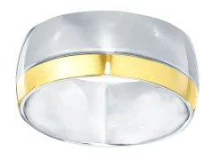 Damenring in Hochglanz und in Bicolor