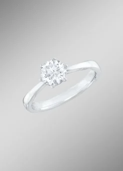 Damenring in Weißgold