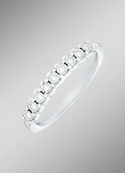 Damenring in Weißgold mit Brillanten