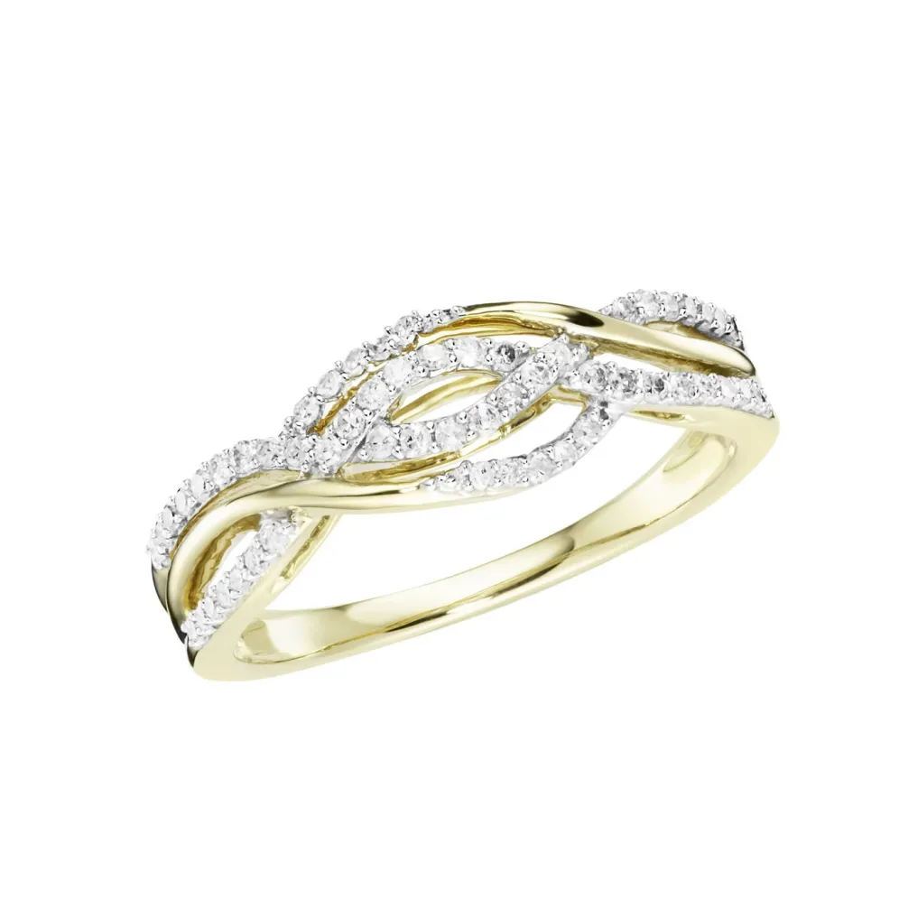 Damenring mit 56 Brillanten