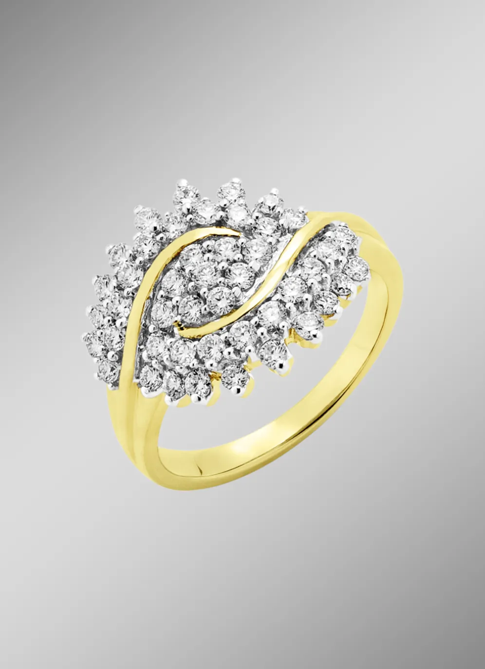 Damenring mit 45 Brillanten