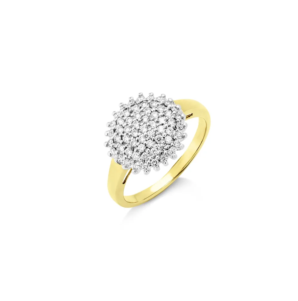 Damenring mit 60 Brillanten