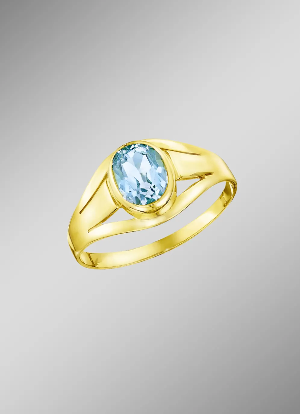 Damenring mit Blautopas