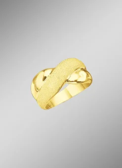 Damenring mit Brillantstruktur