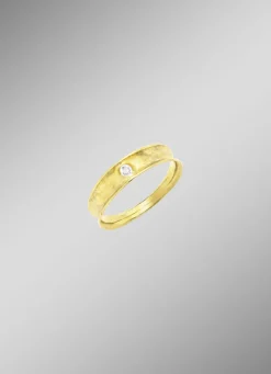Damenring mit Diamant