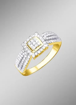 Damenring mit Diamanten