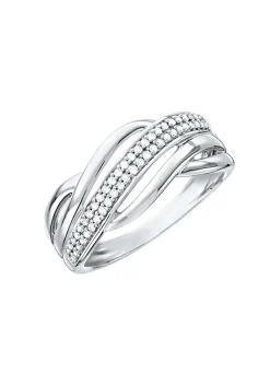 Damenring mit Diamanten