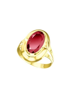 Damenring mit echt Granat