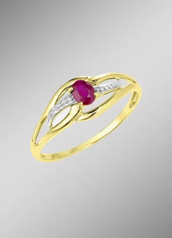 Damenring mit Rubin