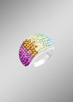Damenring mit Swarovski-Elementes