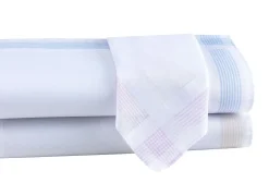 Damen-Stofftaschentücher aus reiner Baumwolle