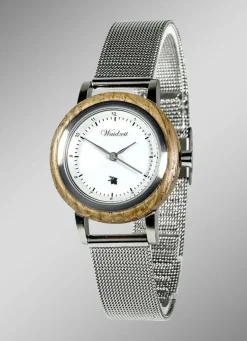 Damenuhr mit Meshband