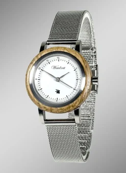 Damenuhr mit Meshband