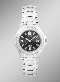 Damenuhr mit Super-Titanium-Bandgehäuse