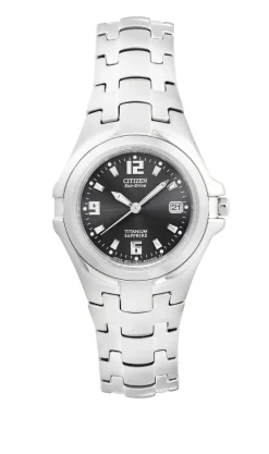 Damenuhr mit Super-Titanium-Bandgehäuse