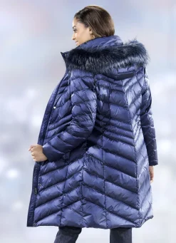 Daunenmantel mit 2-Wege-Reißverschluss