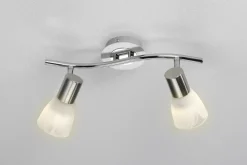 Deckenleuchte aus mattem Metall