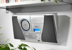 Design-Musikanlage mit beleuchtetem Multifunktionsdisplay