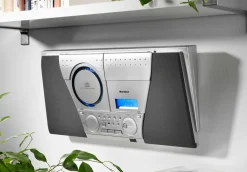 Design-Musikanlage mit beleuchtetem Multifunktionsdisplay