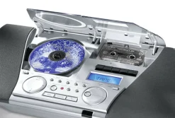 Design-Musikanlage mit beleuchtetem Multifunktionsdisplay