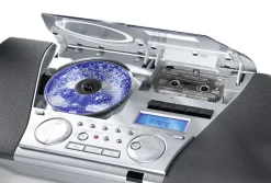 Design-Musikanlage mit beleuchtetem Multifunktionsdisplay