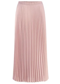 Dezent schimmernder Plisseerock