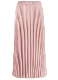 Dezent schimmernder Plisseerock