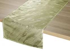 Dezente Tischdecke in Marmor-Optik