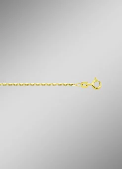 Diamantierte Ankerkette aus Gold